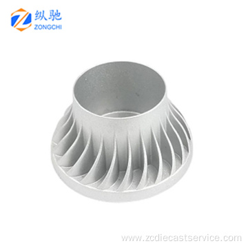 Zinc A380 Foundry High Pressure aluminum die casting parts for aluminum led housing